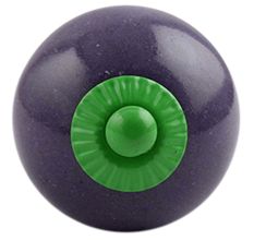 Purple Round Green Fitting Ceramic Knob